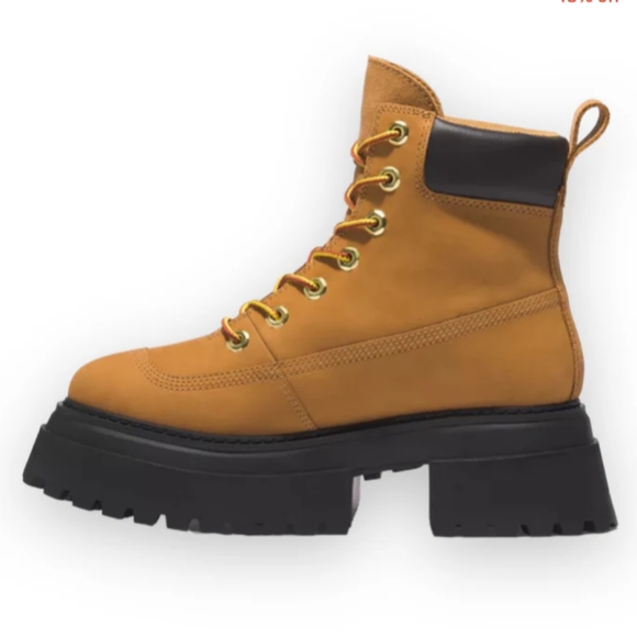 Timber land ladies sky 6" lace up boots - Picture 3 of 8